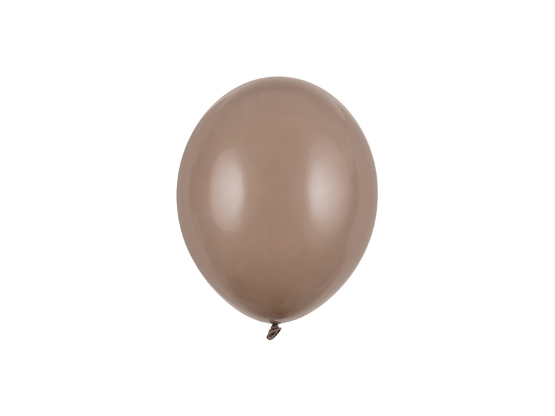 Latexový balón pastelový 12cm - hnedý kapučíno